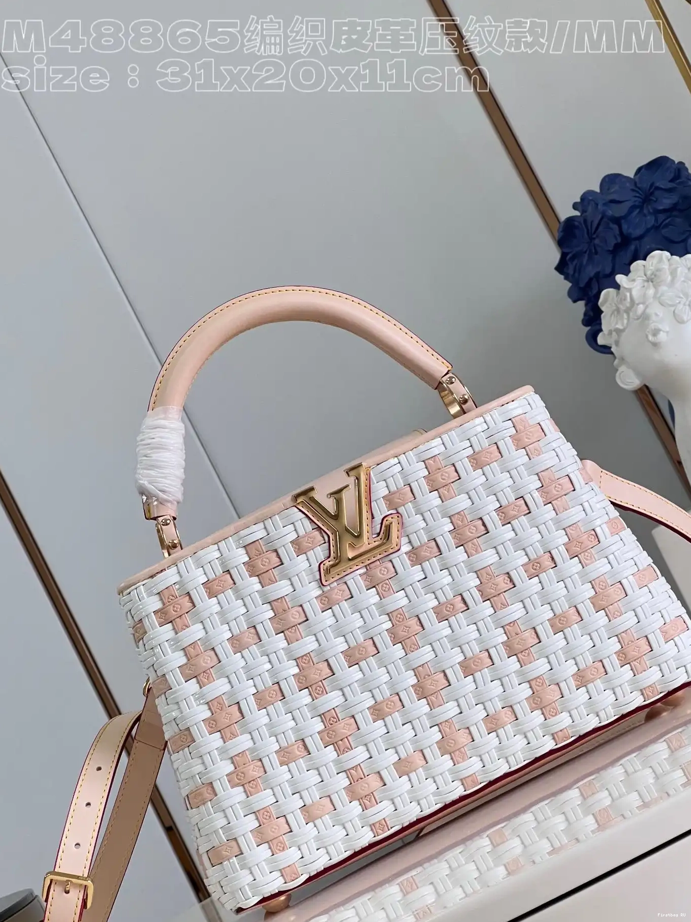 First bag ru VUITTON LOUIS CAPUCINES BB-31.5*20*11CM 0706